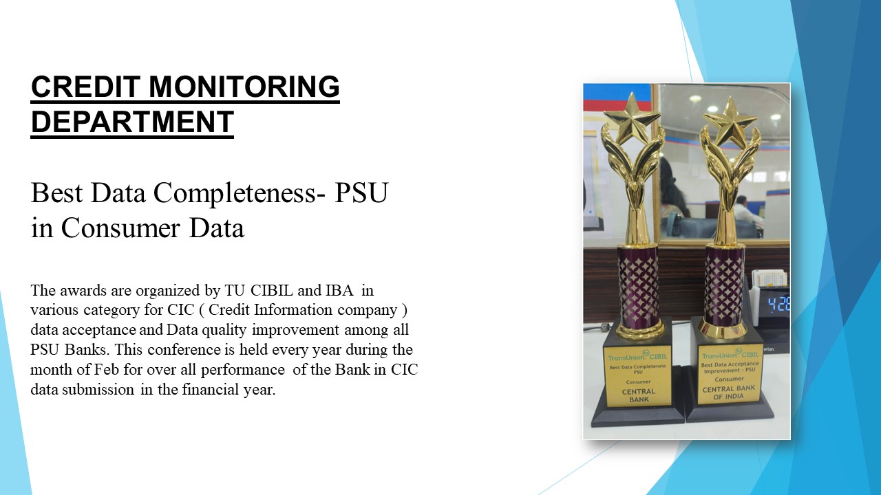 Best Data Completeness- PSU in Consumer Data